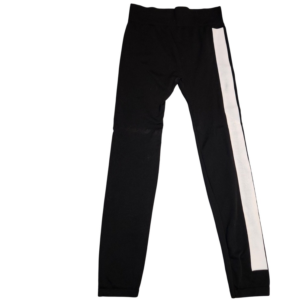 Oppa! Womens Plus Size 2X/3X‎ Black Love Graphic Side Stripe Leggings Athleisure